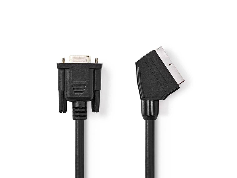 Nedis SCART Cable | SCART Male | VGA Female | Nickel Plated