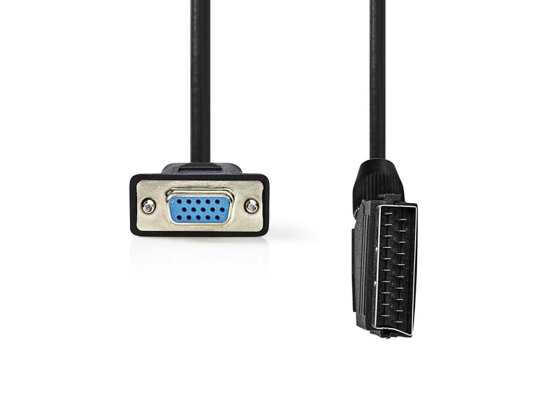 Nedis SCART Cable | SCART Male | VGA Female | Nickel Plated
