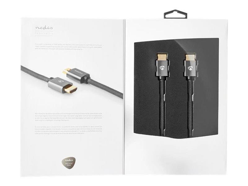 Nedis HDMI cable with Ethernet - 1 m