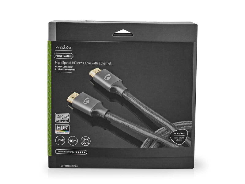 Nedis CVTB34000GY100 HDMI cable