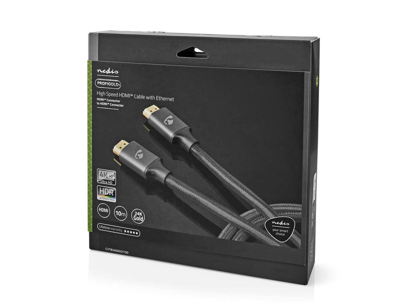 Nedis CVTB34000GY100 HDMI cable