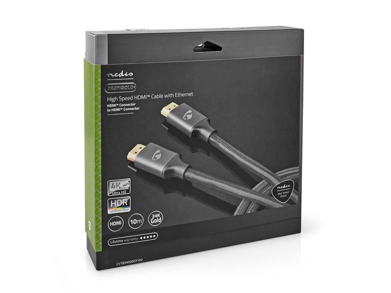 Nedis CVTB34000GY100 HDMI cable