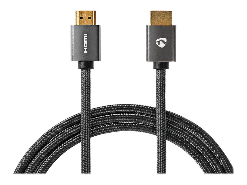 Nedis HDMI cable with Ethernet - 2 m