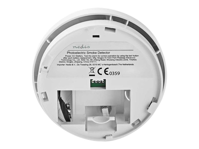 Nedis Smoke Detector - smoke sensor - white