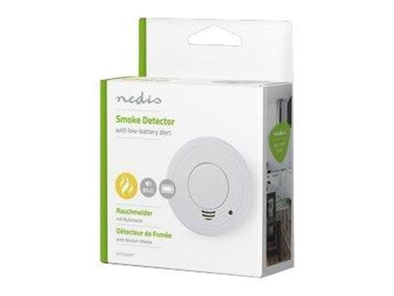 Nedis Smoke Detector - smoke sensor - white