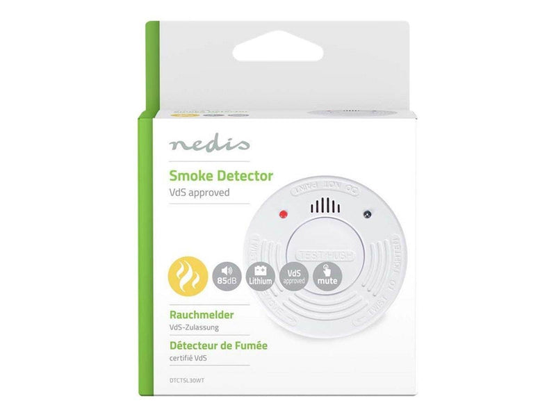 Nedis Smoke Detector - smoke sensor - white