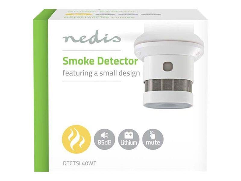 Nedis Smoke Detector - smoke sensor - white