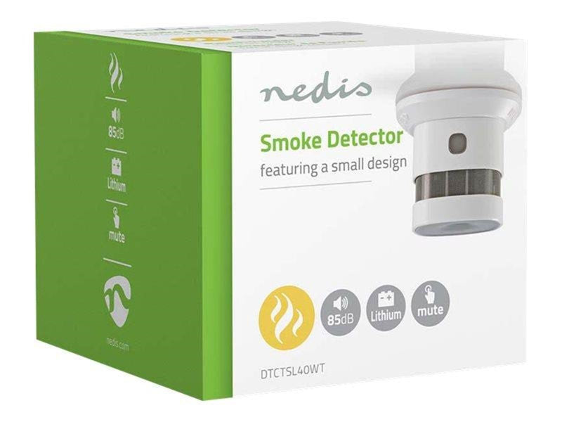 Nedis Smoke Detector - smoke sensor - white