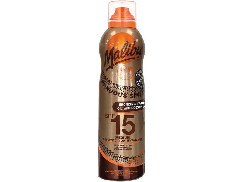 Malibu SPF15 Bronzing Oil with Coconut Spray 175