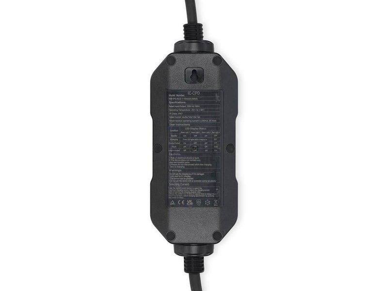 Nedis Electric Vehicle Portable Charger | 1 Phase | 5.00 m | Black