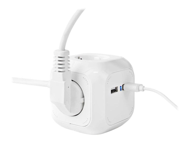 Nedis EXSOC415UFWT - power strip - 3680 Watt
