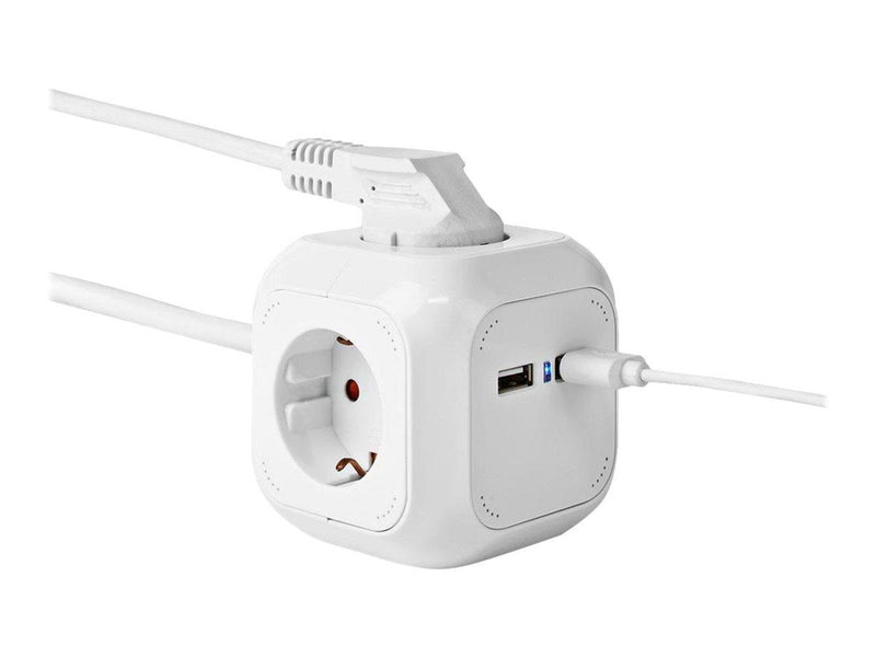 Nedis EXSOC415UFWT - power strip - 3680 Watt