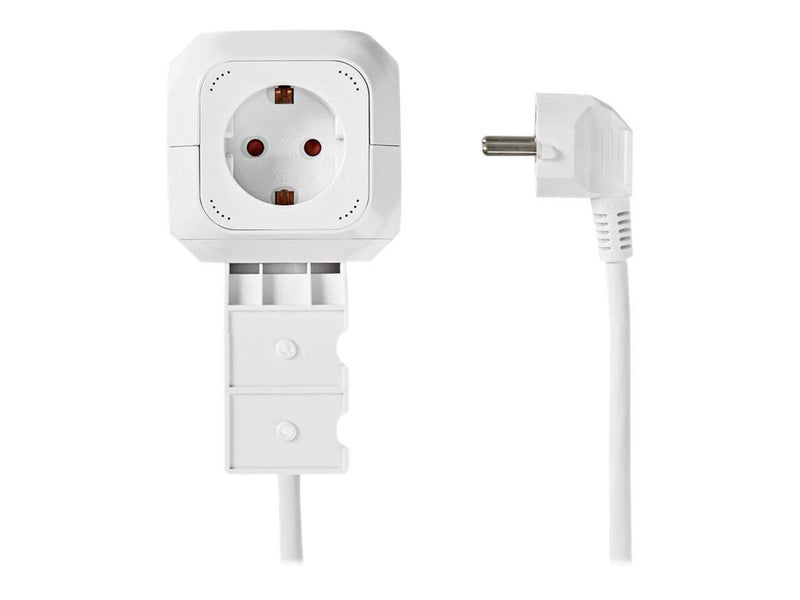 Nedis EXSOC415UFWT - power strip - 3680 Watt