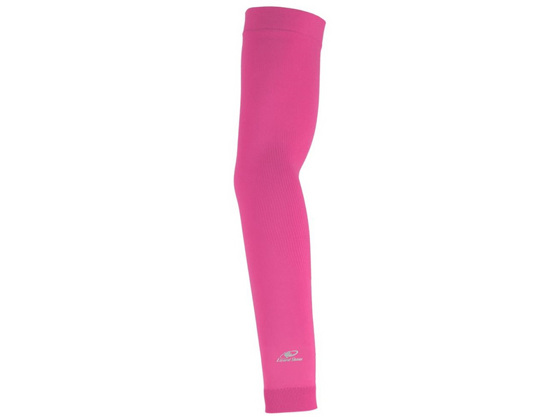 Lizard Skins Knit Arm Sleeve - Neon Pink - YL/YXL - Arm Sleeve