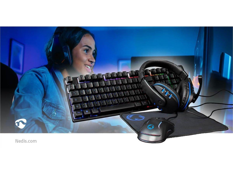 Nedis Gaming Combo Kit keyboard