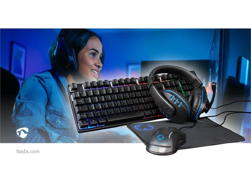 Nedis Gaming Combo Kit keyboard
