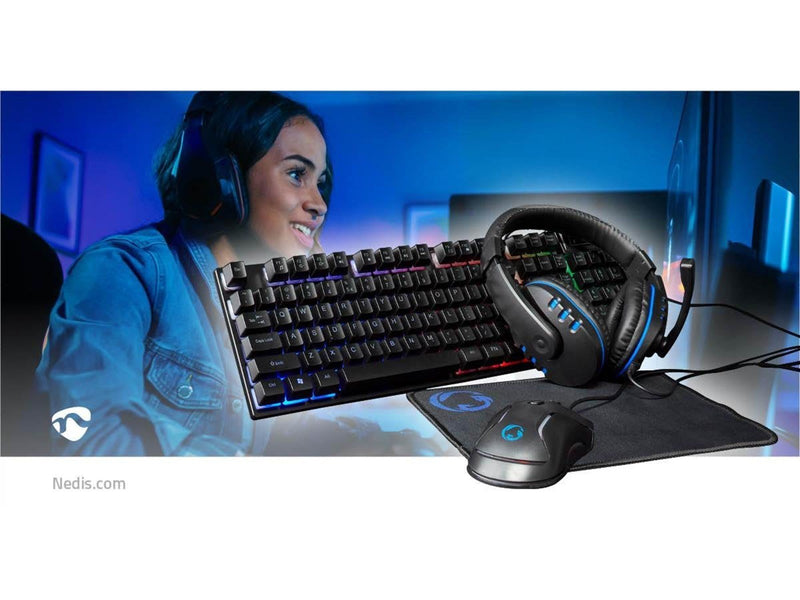 Nedis Gaming Combo Kit keyboard