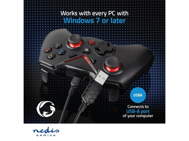 Nedis GGPD110BK Gaming Controller - Controller