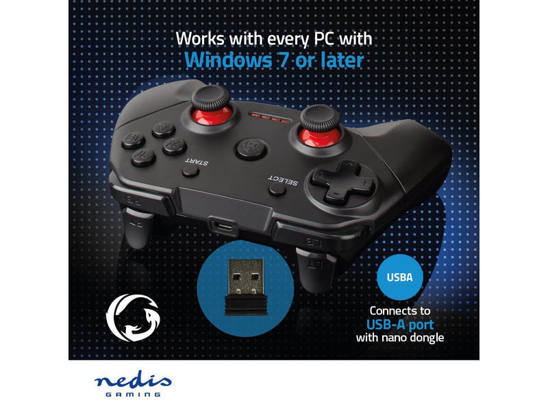 Nedis GGPDW110BK Gaming Controller - Controller
