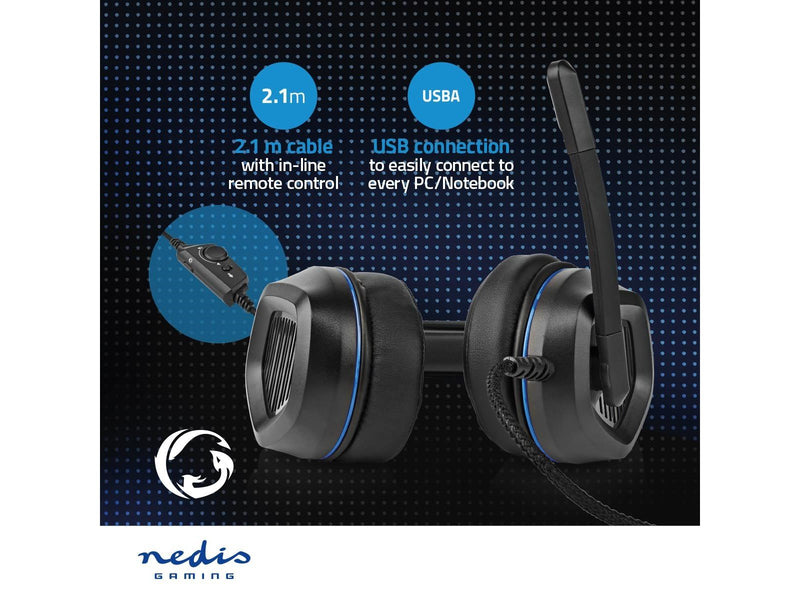 Nedis GHST410BK headphones/headset