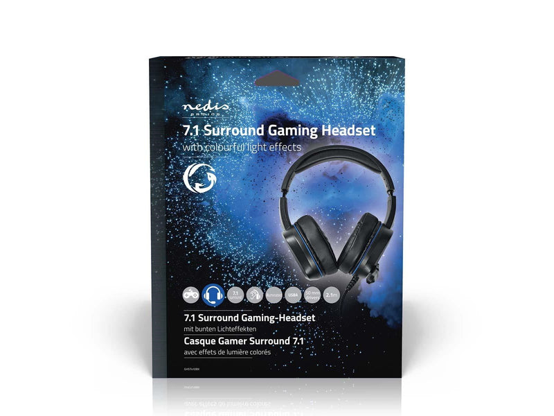 Nedis GHST410BK headphones/headset