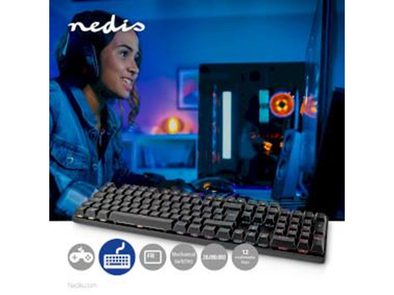 Nedis GKBDM110BKFR keyboard