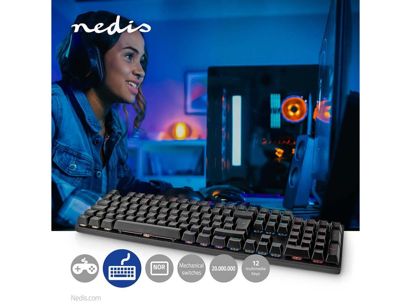 Nedis GKBDM110BKND keyboard