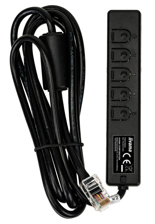 iiyama portable Bedienleiste RC TOUCHV02 mit Kabel schwarz für ProLite TF3222MC-B1