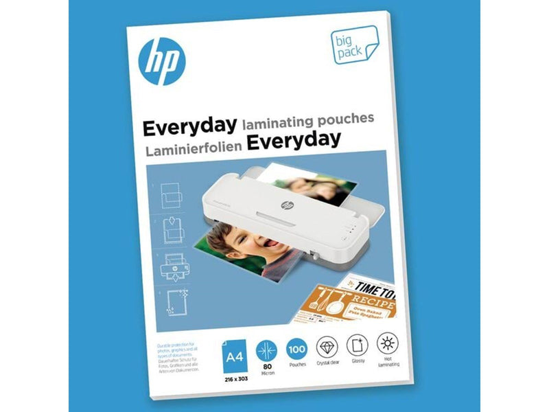 HP Everyday Laminating Pouches A4 80 micron (100)