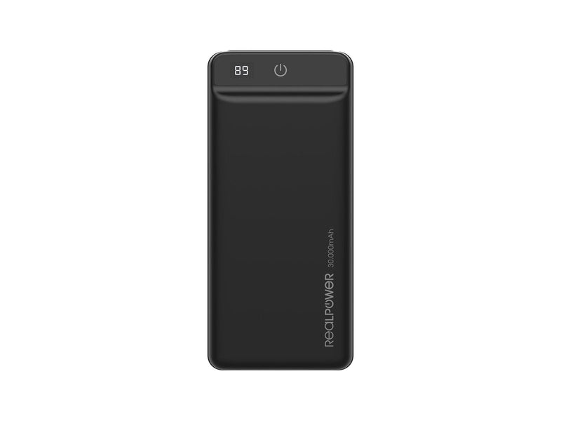 Ultron RealPower PB-30k PD Powerbank (Akku) - schwarz - 30000 mAh