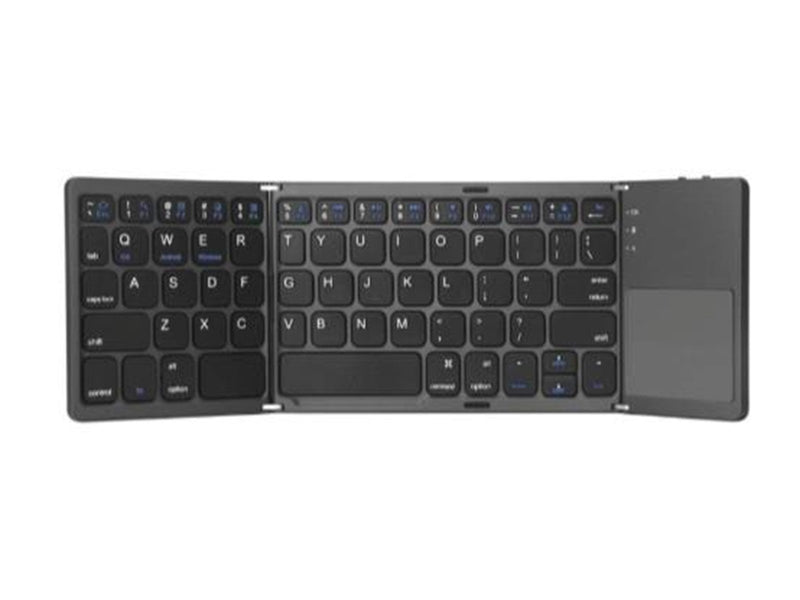 XtremeMac Bluetooth Travel Keyboard Foldable with Touchpad - Tastaturen - Englisch - US - Schwarz
