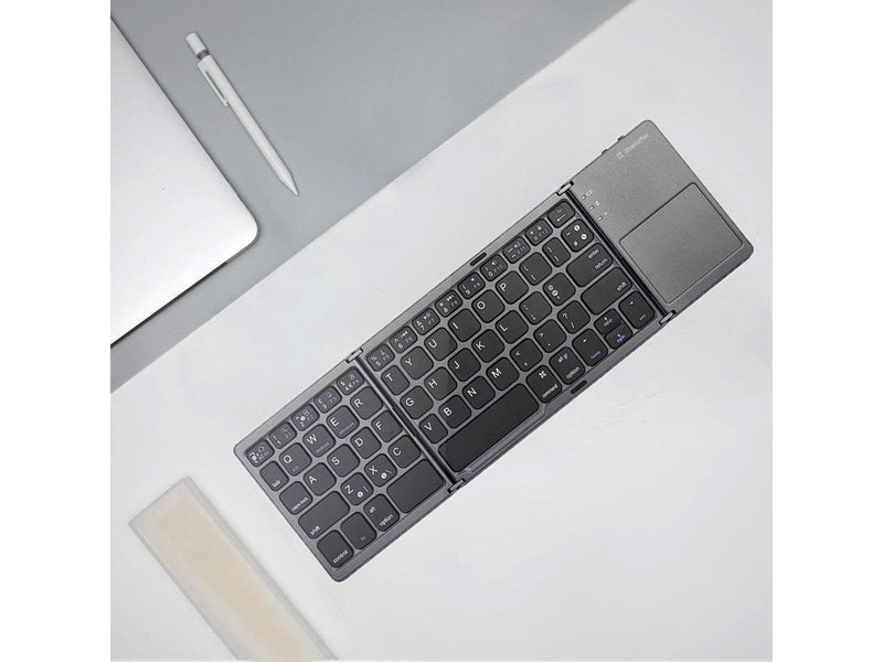XtremeMac Bluetooth Travel Keyboard Foldable with Touchpad - Tastaturen - Englisch - US - Schwarz