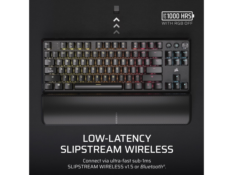 Corsair K70 Core TKL Wireless - Gaming Tastaturen - Englisch - US - Schwarz