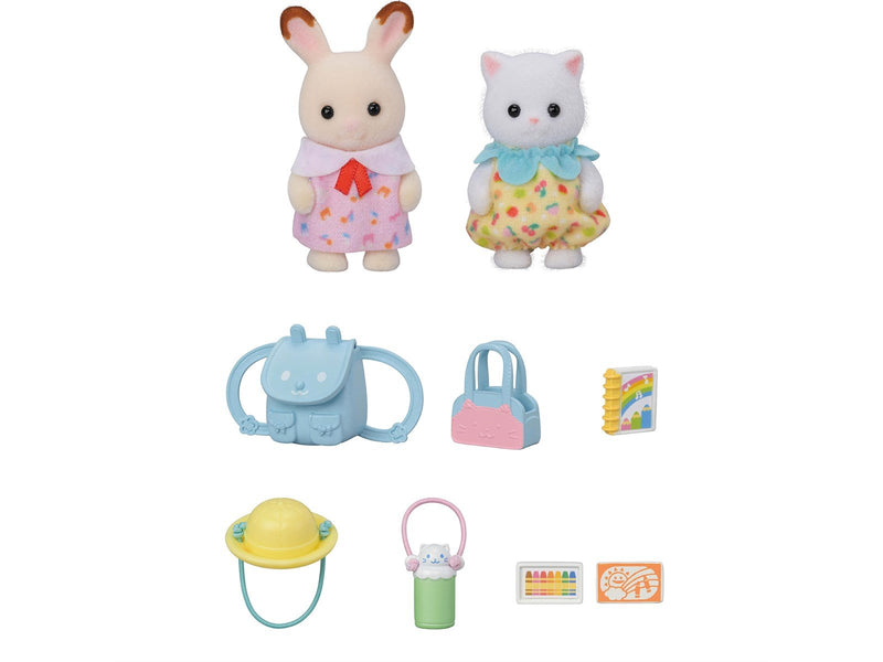 Sylvanian Families Nursery Friends -Walk Along Duo