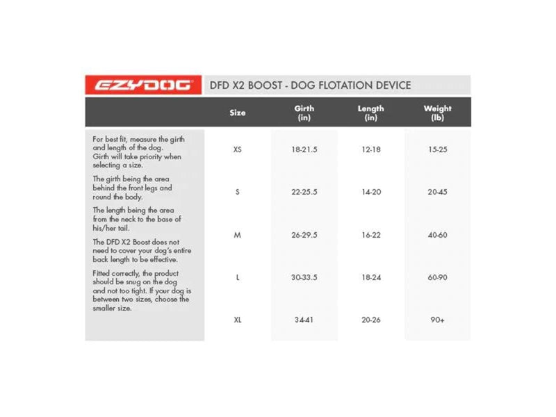 Ezydog - Life Jacket X2 Boost Yellow L 27 - 41 kg