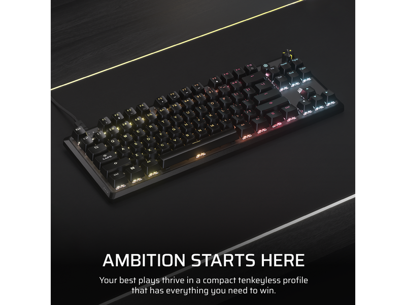 Corsair K70 Core TKL - Gaming Tastaturen - Englisch - US - Schwarz