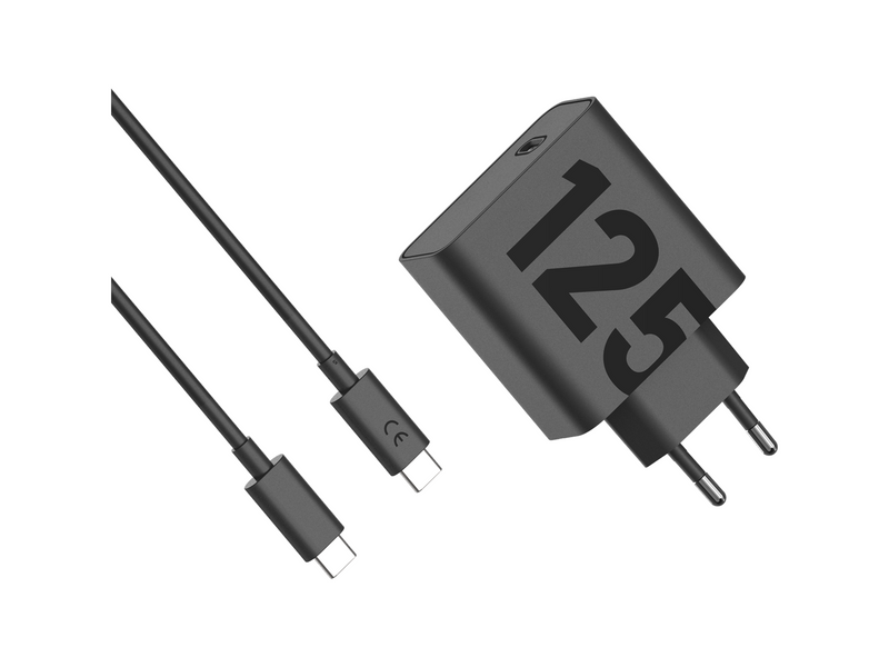 Motorola TurboPower 125W Power Adapter - Black (incl. USB-C cable)