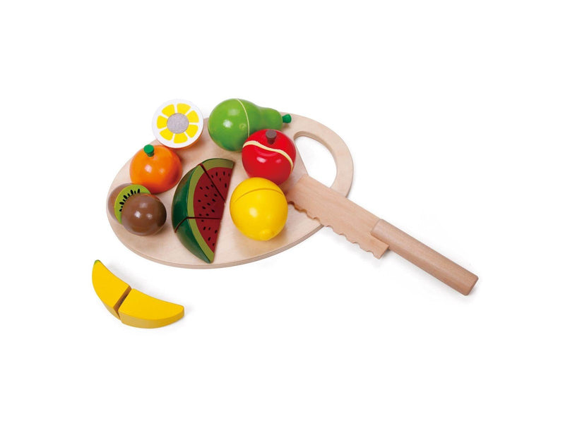 Classic World Wooden Cutting Fruit with Cutting Board 17 pcs.