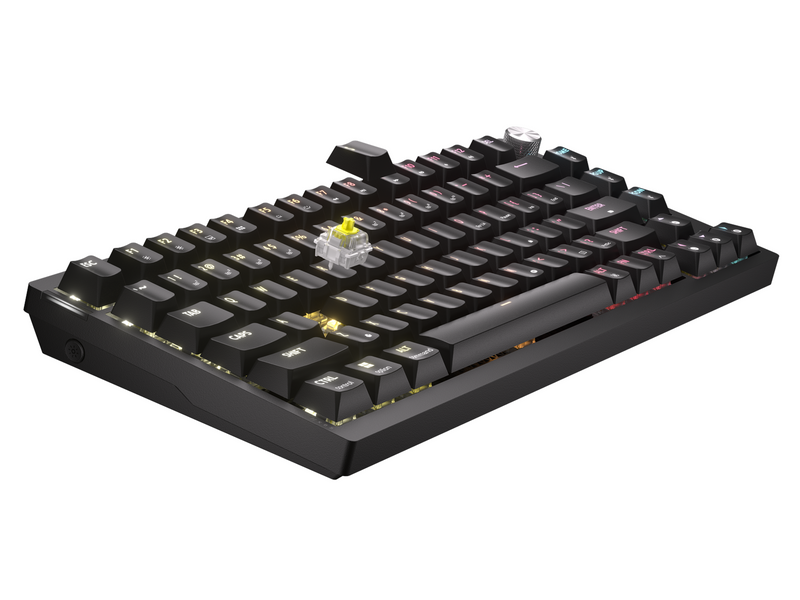 Corsair K65 Plus Wireless 75% - MLX Fusion - Gaming Tastaturen - ohne Numpad - Englisch - US - Schwarz