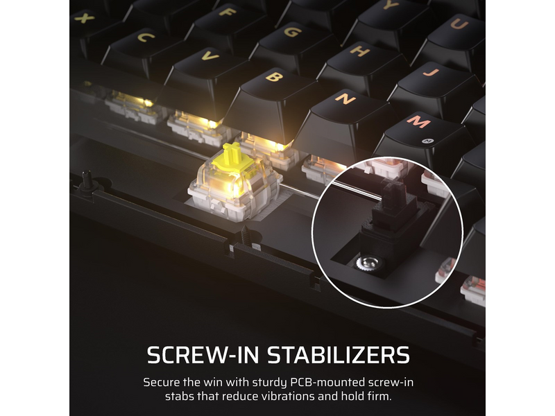 Corsair K65 Plus Wireless 75% - MLX Fusion - Gaming Tastaturen - ohne Numpad - Englisch - US - Schwarz
