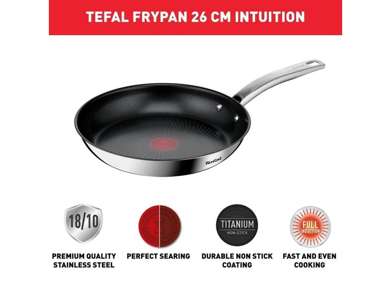 Tefal Intuition Frypan 24 cm Stainless steel