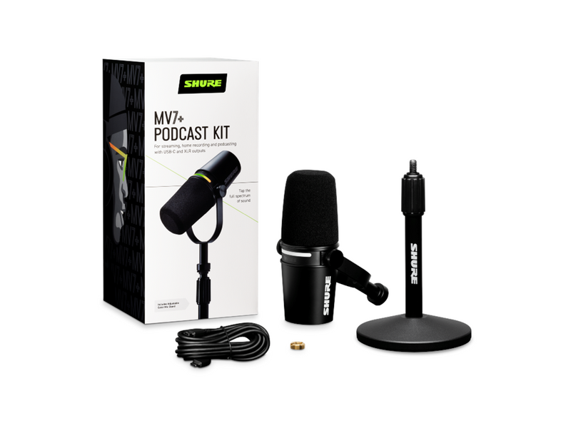 Shure MOTIV MV7+ Podcast Kit