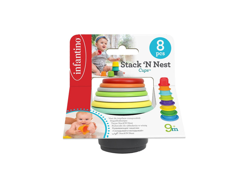 B-Kids Infantino Infantino Stapelbecher, 8 Stück