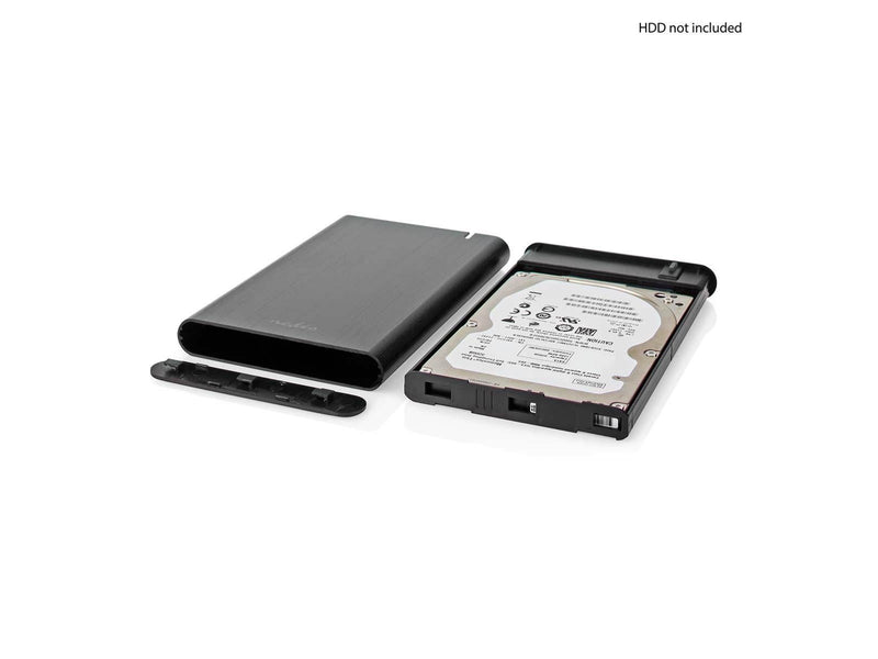 Nedis HDDE25410BK storage drive enclosure