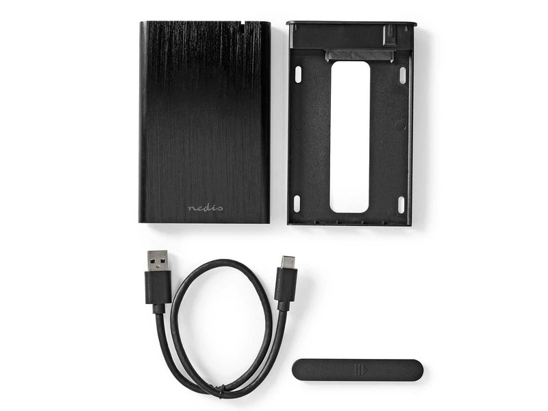 Nedis HDDE25410BK storage drive enclosure