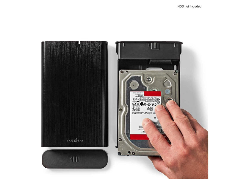 Nedis HDDE35410BK storage drive enclosure