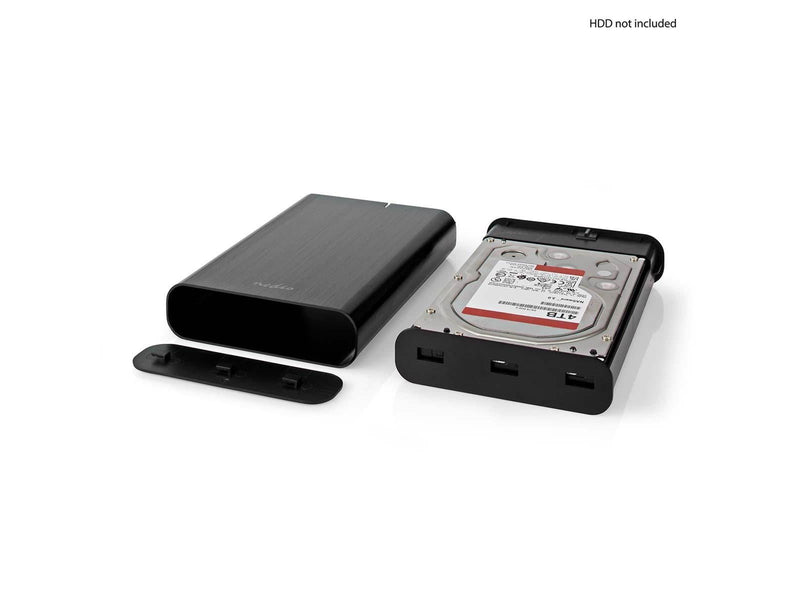 Nedis HDDE35410BK storage drive enclosure