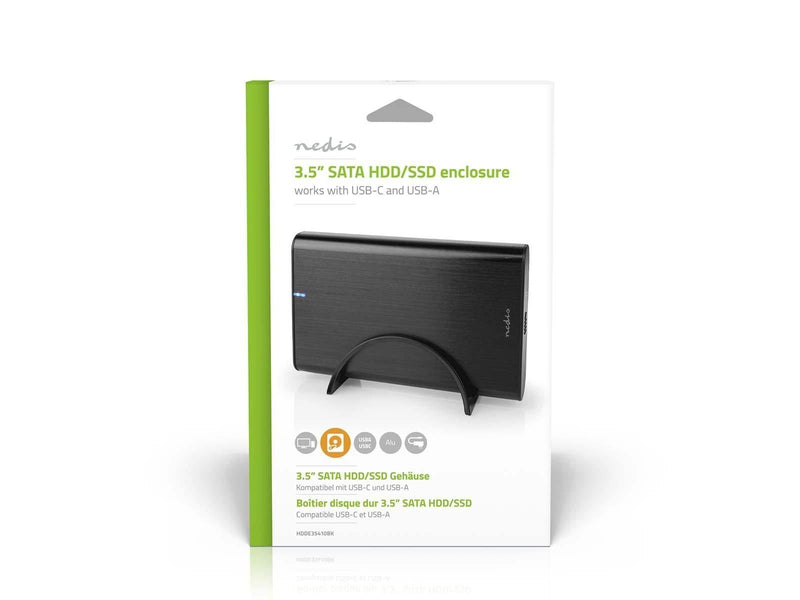 Nedis HDDE35410BK storage drive enclosure