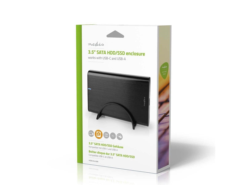 Nedis HDDE35410BK storage drive enclosure