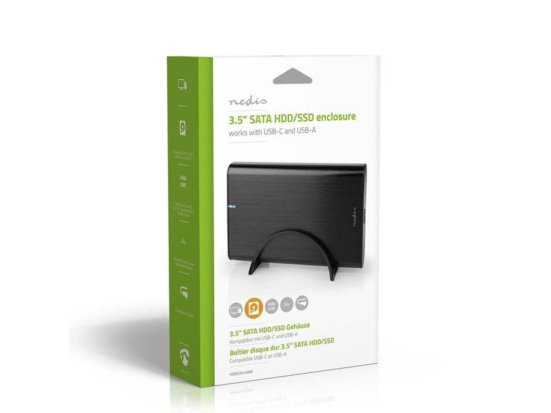 Nedis HDDE35410BK storage drive enclosure
